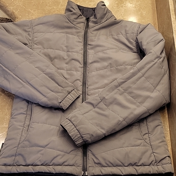 Columbia Women's Reversible Medium Gray/Dark Gray Ski Jacket, M - Picture 15 of 16